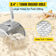 Metal Detector Sand Scoop Metal Detecting Hunting Scoop w/ Steel Handle V952-JBXGSCTZ8*6QH3C9FV0
