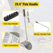 Metal Detector Sand Scoop Metal Detecting Hunting Scoop w/ Steel Handle V952-JBXGSCTZ8*6QH3C9FV0