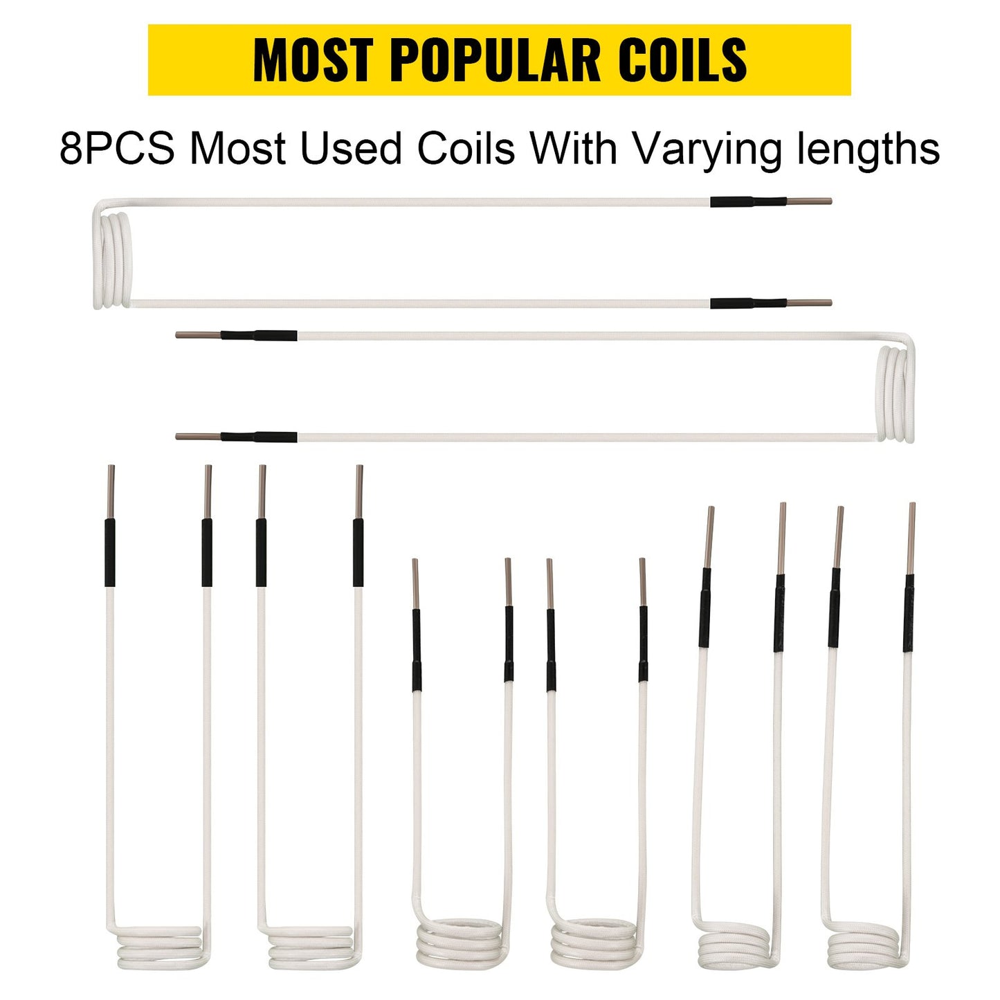 Induction Heater Coil Kit Induction Coils 8PCS For Removing Rusty Bolts V952-JBXQ8PC62H9IXRFT2V0