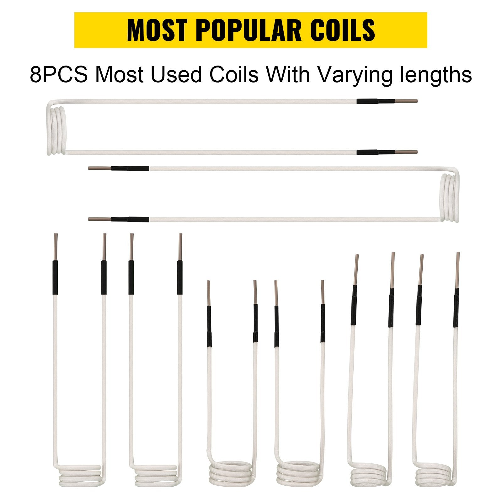 Induction Heater Coil Kit Induction Coils 8PCS For Removing Rusty Bolts V952-JBXQ8PC62H9IXRFT2V0
