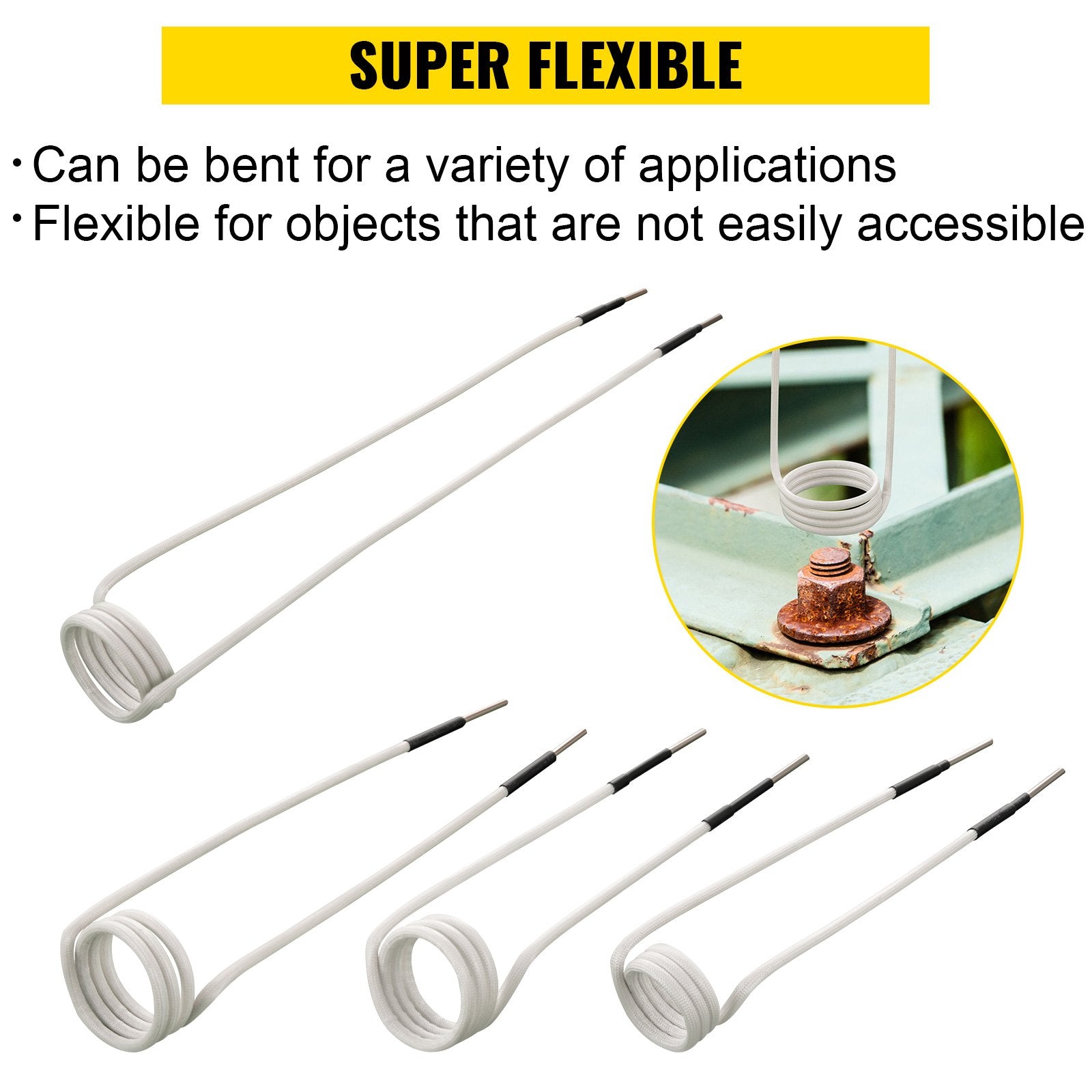 Induction Heater Coil Kit Induction Coils 8PCS For Removing Rusty Bolts V952-JBXQ8PC62H9IXRFT2V0