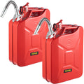 Jerry Fuel Can, 20 L Portable Jerry Gas Can with Flexible Spout System, Rustproof & Heat-resistant Steel Fuel V952-JBYTLBDDWC3L5ZRTGV0
