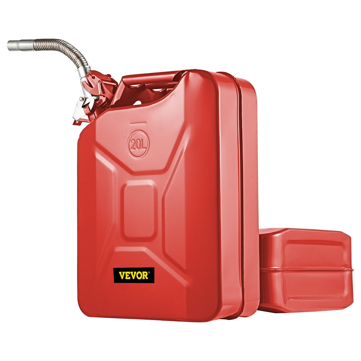 Jerry Fuel Can, 20 L Portable Jerry Gas Can with Flexible Spout System, Rustproof & Heat-resistant Steel Fuel V952-JBYTLBDDWC3L5ZRTGV0
