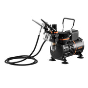 Airbrush Kit, 1/6 HP, Air Brush Kit with Air Compressor, 3 Dual-Action Professional Airbrushes with 3 Tips, V952-JCBTZ2G3AGWQ5IX0E001V3