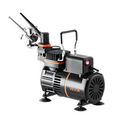 Airbrush Kit, 1/6 HP, Air Brush Kit with Air Compressor, 3 Dual-Action Professional Airbrushes with 3 Tips, V952-JCBTZ2G3AGWQ5IX0E001V3