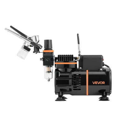 Airbrush Kit, 1/6 HP, Air Brush Kit with Air Compressor, 3 Dual-Action Professional Airbrushes with 3 Tips, V952-JCBTZ2G3AGWQ5IX0E001V3