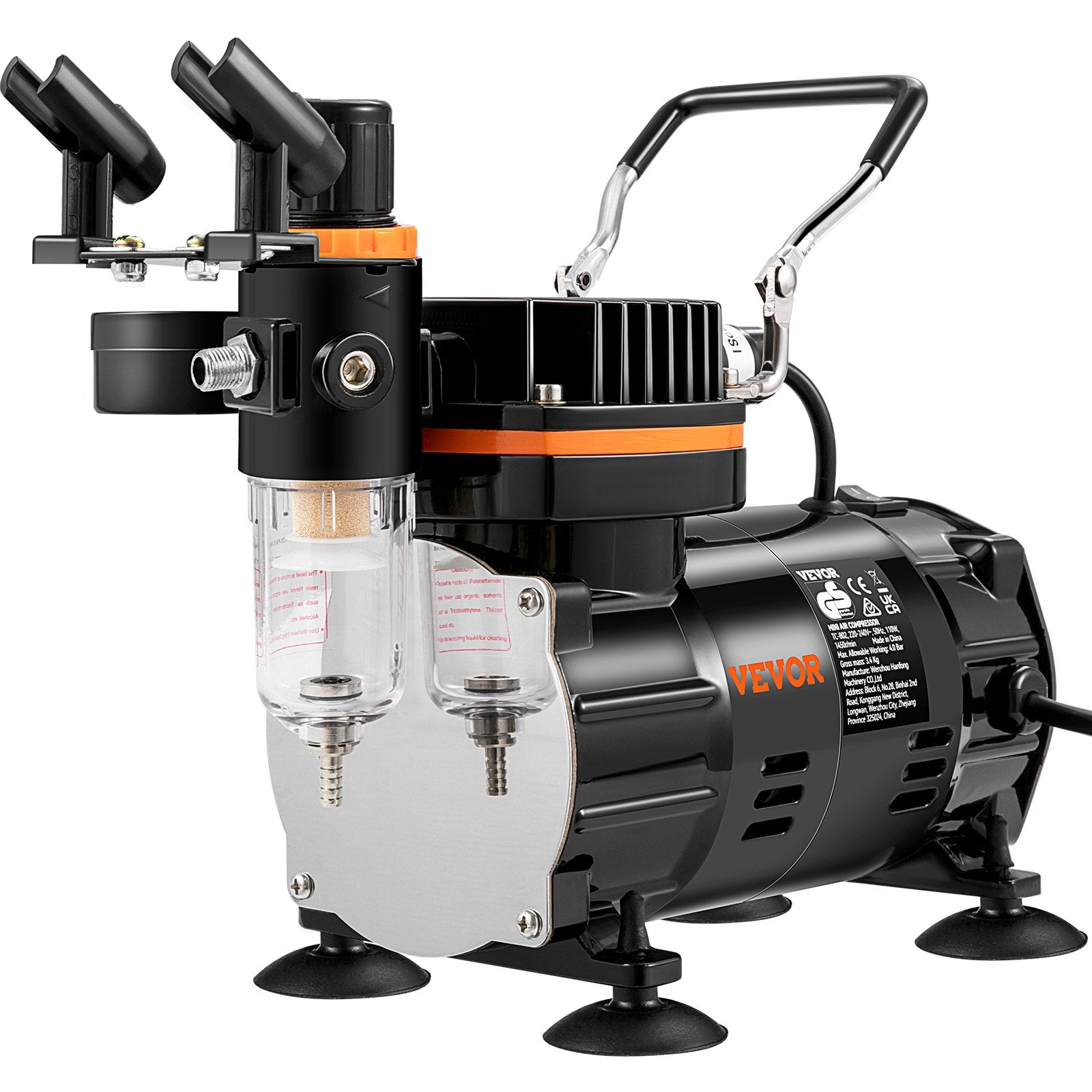 Airbrush Kit Dual-action Airbrush Compressor Art Nail Tattoo Makeup Model V952-JCBTZAGY34P9CVWMMV3