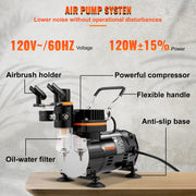 Airbrush Kit Dual-action Airbrush Compressor Art Nail Tattoo Makeup Model V952-JCBTZAGY34P9CVWMMV3