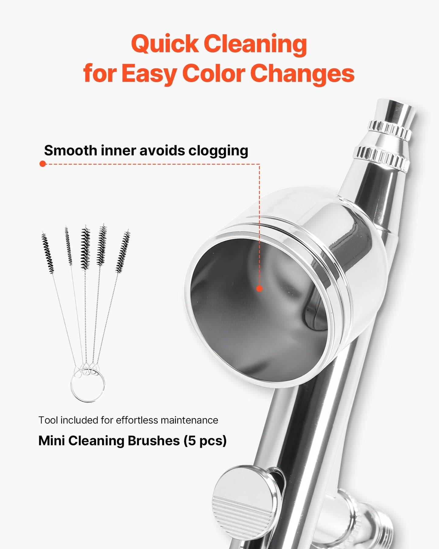 Airbrush Kit Air Brush Kit 1/6 HP Air Compressor 1 Airbrush 3 Tips Paint V952-JCBTZW1AGWQGX7JMO001V3