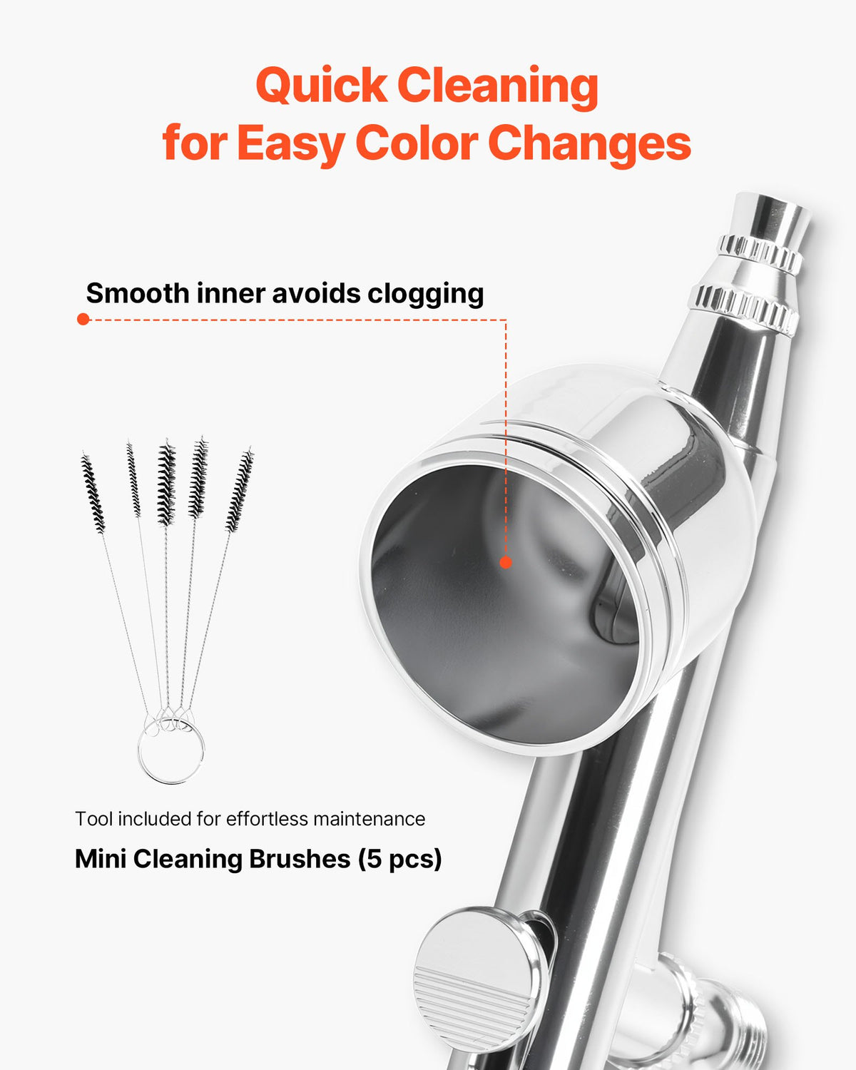 Airbrush Kit Air Brush Kit 1/6 HP Air Compressor 1 Airbrush 3 Tips Paint V952-JCBTZW1AGWQGX7JMO001V3