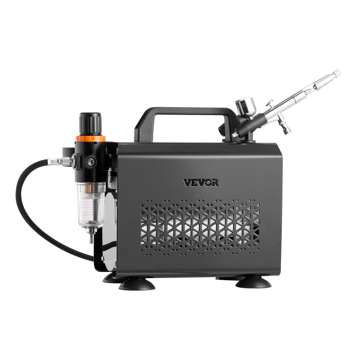 Airbrush Kit Air Brush Kit 1/6 HP Air Compressor 1 Airbrush 3 Tips Paint V952-JCBTZW1AGWQGX7JMO001V3