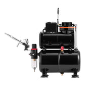 Airbrush Kit Air Brush Kit 1/6 HP Air Compressor Tank 1 Airbrush 3 Tips V952-JCBTZW1AGYQGDY7AH001V3