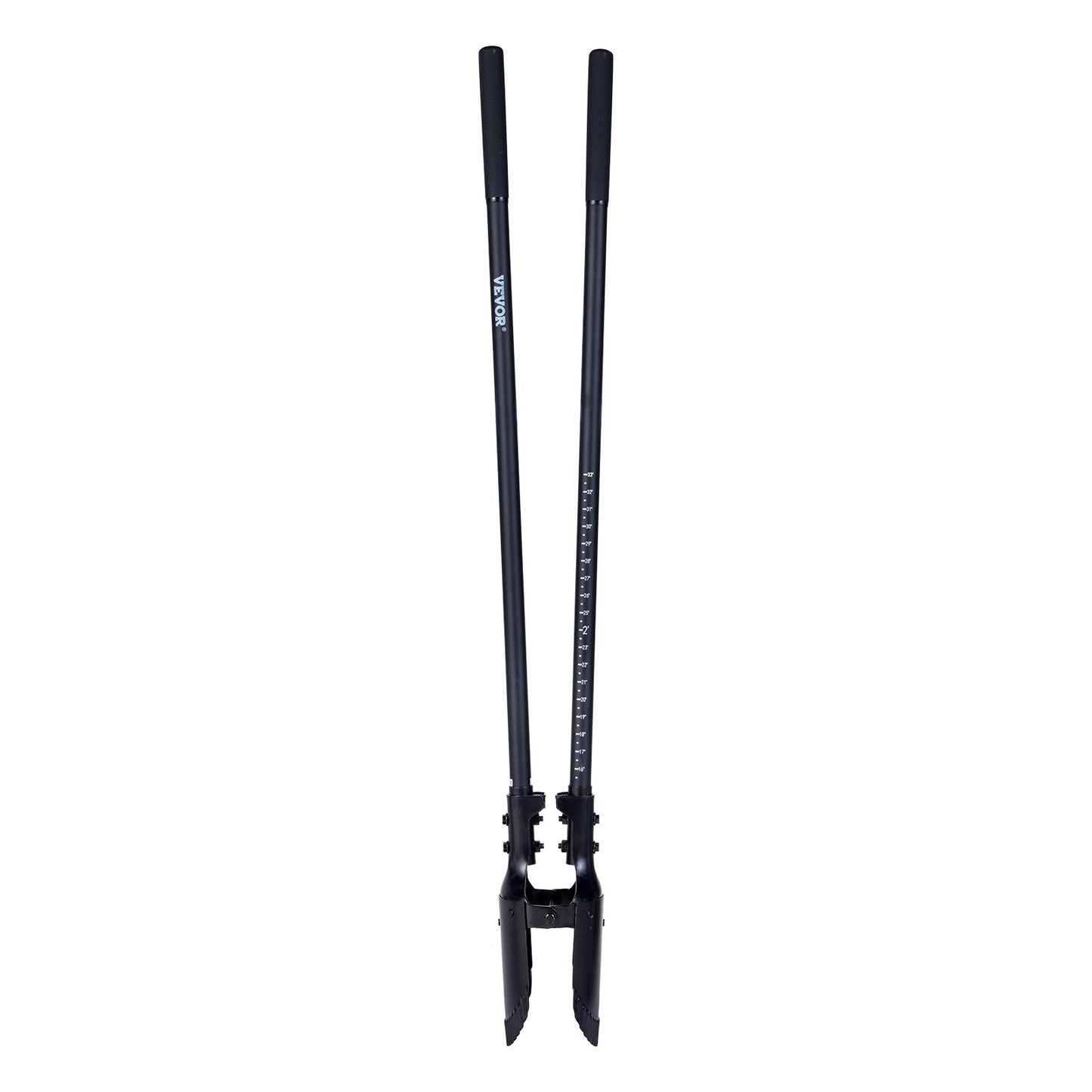 Post Hole Digger, Heavy Duty Post Hole Digger with Fiberglass Handle, Manual Hole Digger with Scale Markings V952-JCKJCKBX0000YTEGTV0