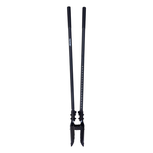 Post Hole Digger, Heavy Duty Post Hole Digger with Fiberglass Handle, Manual Hole Digger with Scale Markings V952-JCKJCKBX0000YTEGTV0