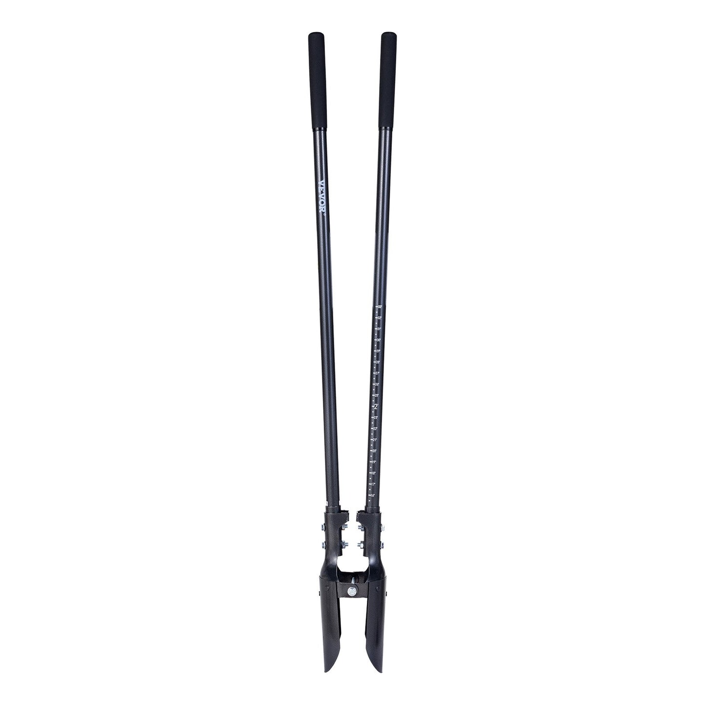 Post Hole Digger, Heavy Duty Post Hole Digger with Carbon Steel Handle, Manual Hole Digger with Scale V952-JCKJCKJS0000DKV7ZV0