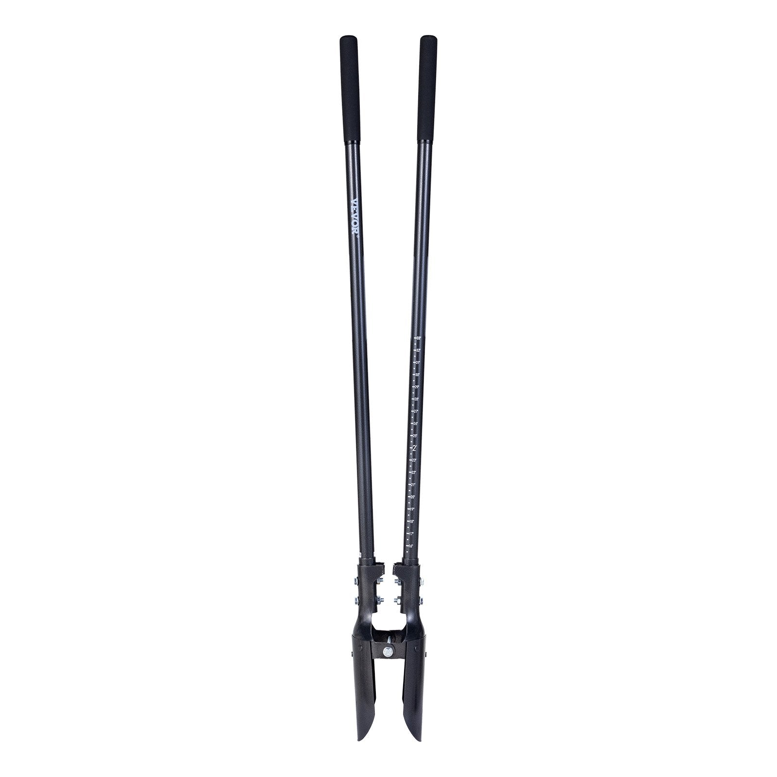 Post Hole Digger, Heavy Duty Post Hole Digger with Carbon Steel Handle, Manual Hole Digger with Scale V952-JCKJCKJS0000DKV7ZV0