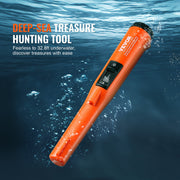 Metal Detector Pinpointer IP68 Waterproof Handheld Detector Wand with LCD V952-JCKJSTCBSIP62MUFKV9