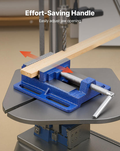Drill Press Vise, 4 Inch Jaw Width, Portable Bench Vise, Slotted Base for Easy Installation, Durable Cast V952-JCTHQ4YCJYPKK6UEY001V0