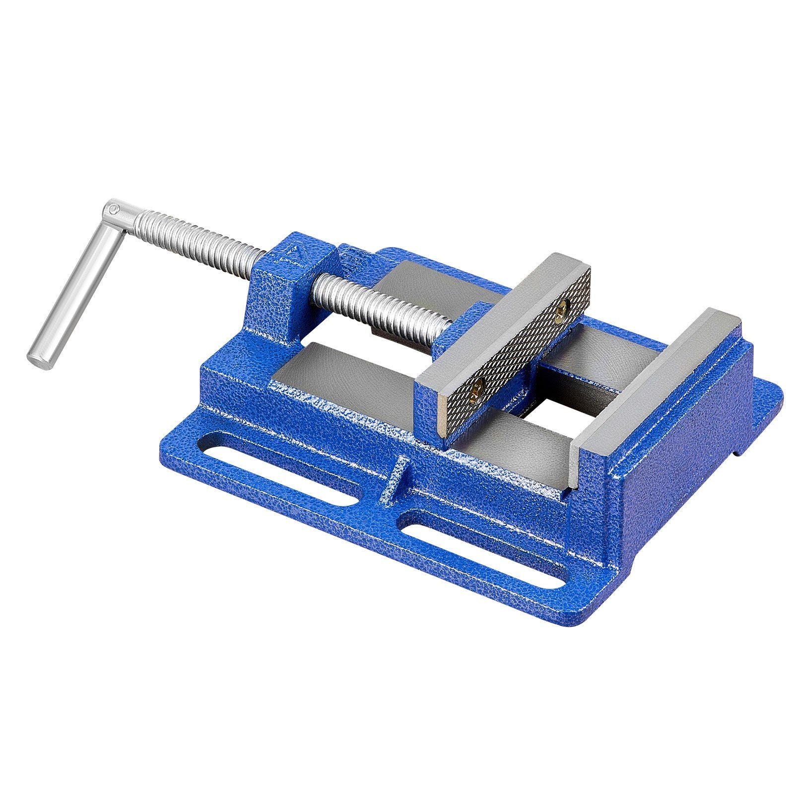 Drill Press Vise, 4 Inch Jaw Width, Portable Bench Vise, Slotted Base for Easy Installation, Durable Cast V952-JCTHQ4YCJYPKK6UEY001V0