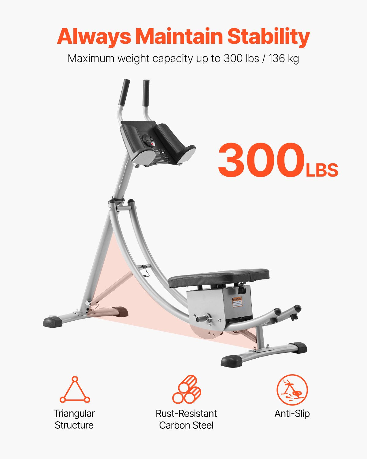 AB Workout Machine Equipment Home Gym Core Abdominal Trainers Adjustable V952-JFJQGSHGDHKP1GBEOV9