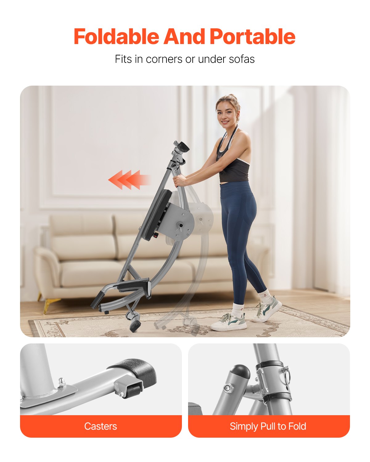AB Workout Machine Equipment Home Gym Core Abdominal Trainers Adjustable V952-JFJQGSHGDHKP1GBEOV9