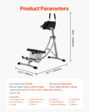 AB Workout Machine Equipment Home Gym Core Abdominal Trainers Adjustable V952-JFJQGSHGDHKP1GBEOV9