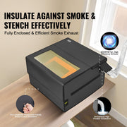 Laser Engraver Enclosure 800 x 800 x 500 mm Fireproof Protective Cover V952-JGDKJBHZJGDK1M3Z8V9