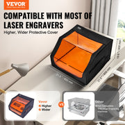 Laser Engraver Enclosure, 800 x 800 x 500 mm, Flame Retardant and Fireproof Protective Cover, with Exhaust V952-JGDKJBHZJGDK5Z5H1V9