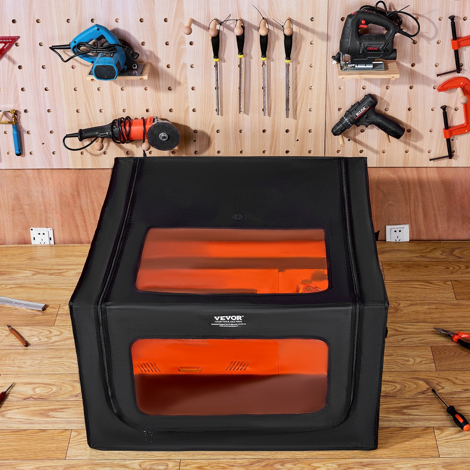 Laser Engraver Enclosure 800 x 800 x 500 mm Fireproof Protective Cover V952-JGDKJBHZJGDKVPBX3V9