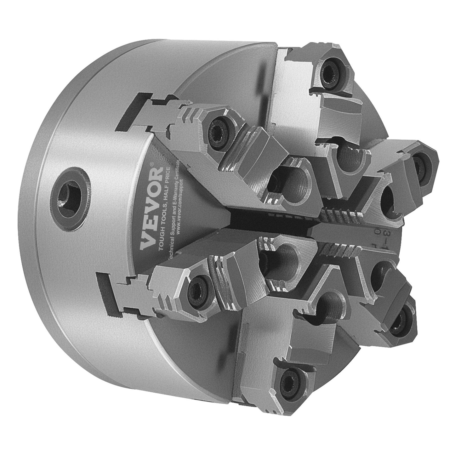 6-Jaw Lathe Chuck, 6 Inch (160 mm), Self-Centering Chuck with D1-4 Cam Lock Backing Plate, 0.12-5.71 in V952-JGKPDBB6GKZ6AF42HV0