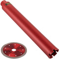 Dry Diamond Core Drill 2.5"/ 63mm Dia. Hole Cutter for Concrete Masonry V952-JGSKZY2.514INCPD9V0