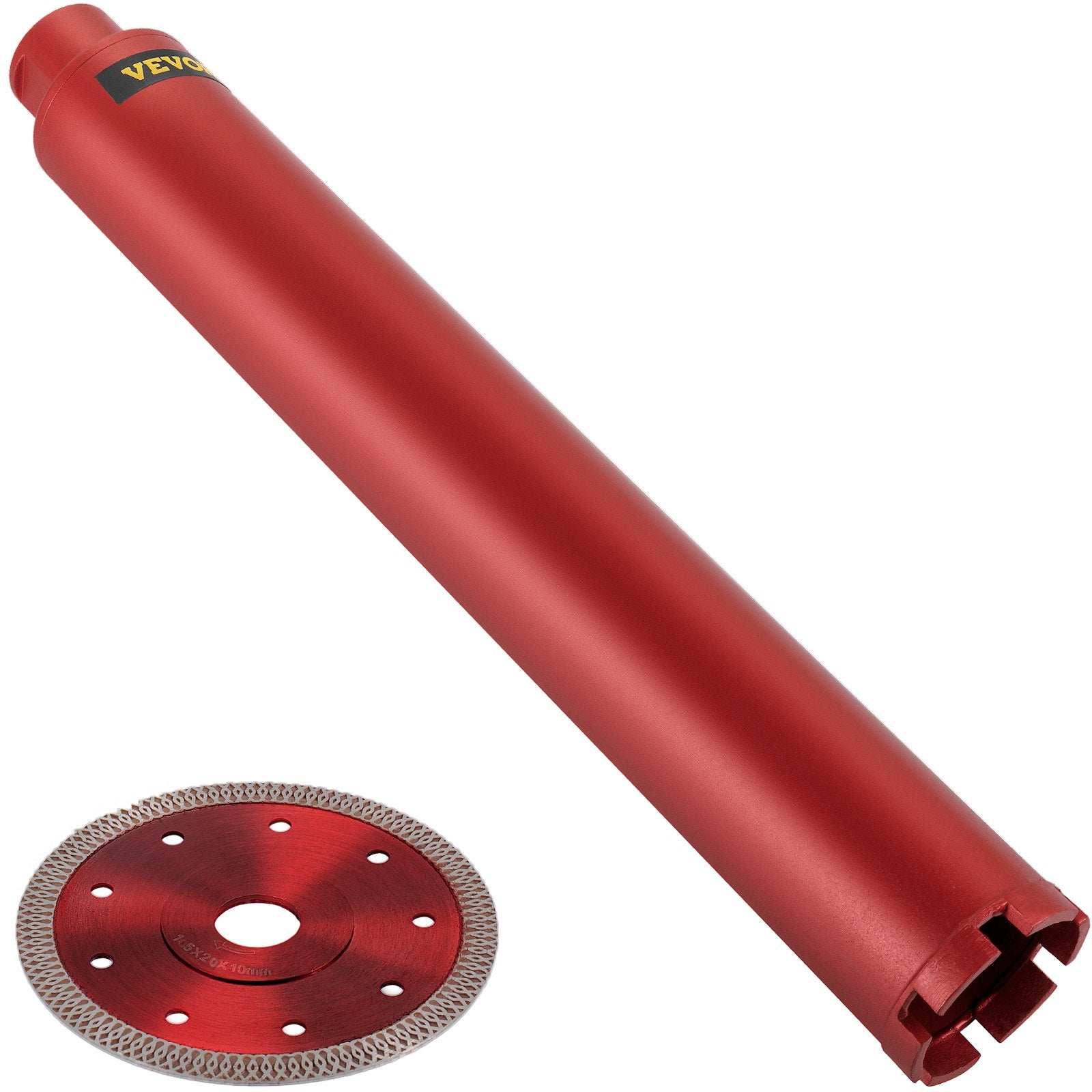 Dry Diamond Core Drill 2.5"/ 63mm Dia. Hole Cutter for Concrete Masonry V952-JGSKZY2.514INCPD9V0