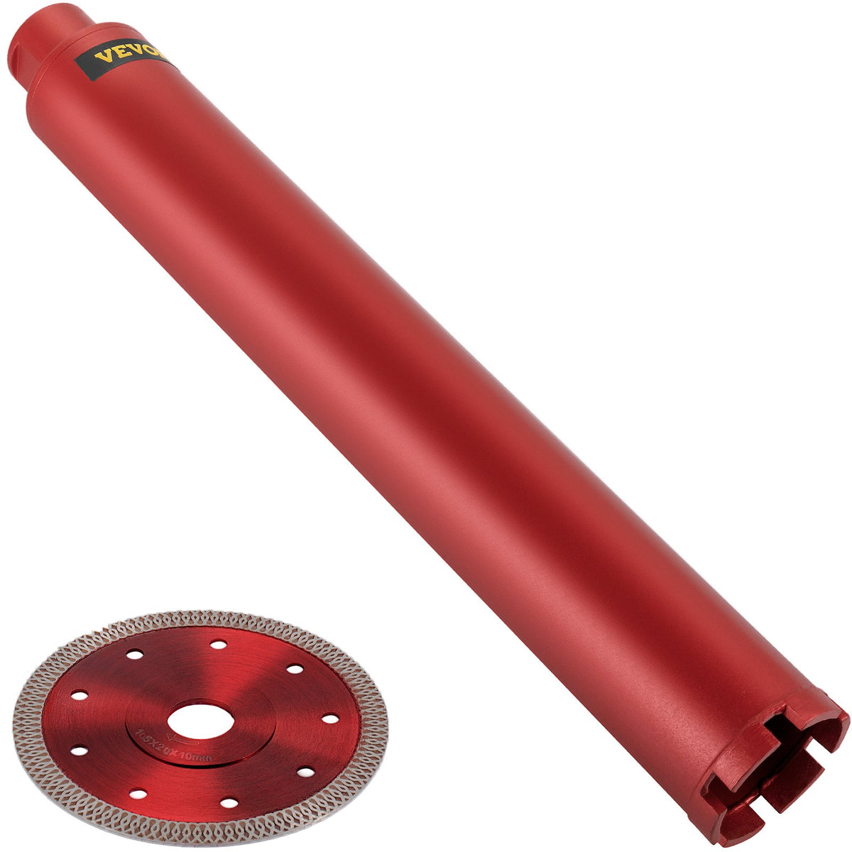 Dry Diamond Core Drill 2.5"/ 63mm Dia. Hole Cutter for Concrete Masonry V952-JGSKZY2.514INCPD9V0