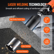 Core Drill Bit, 4.25" Wet Diamond Core Drill Bits, 14" Drilling Depth Concrete Core Drill Bit with Saw Blade, V952-JGSQXZTSS108Y2FEOV0