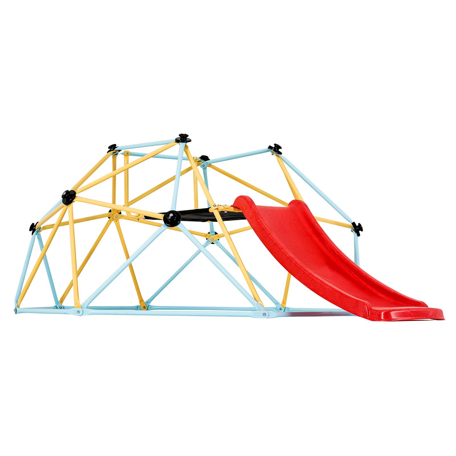 Climbing Dome, 8FT Geometric Dome Climber with Slide, for Kids 3 to 9 Years Old, Jungle Gym Supports 600LBS V952-JHPDYX10FTHT5WB8CV0