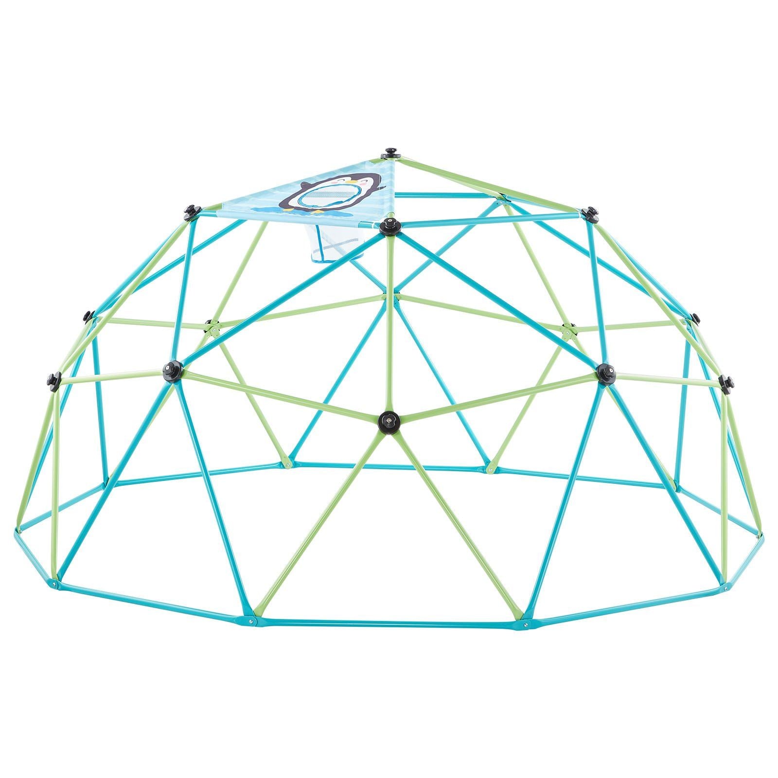 Climbing Dome, 305cm Geometric Dome Climber for Kids, 453kg Loading Jungle Gym Playground with Octopus Net & V952-JHPDZJ10FTLQ8X834001V0