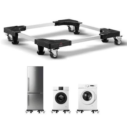 Fridge Stand Mobile Base, 1100 lbs Load Capacity, Washing Machine Stand with 8 Locking Twin Wheels and 4 V952-JJBYTCSJSLG2YEKPTV0