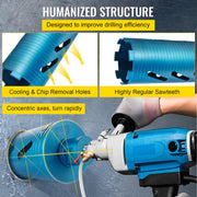 Core Drill Diamond Dry Coring Bit 4" with Pilot Bit for Hard Concrete V952-JJGSKZ149.5INEAHJV0