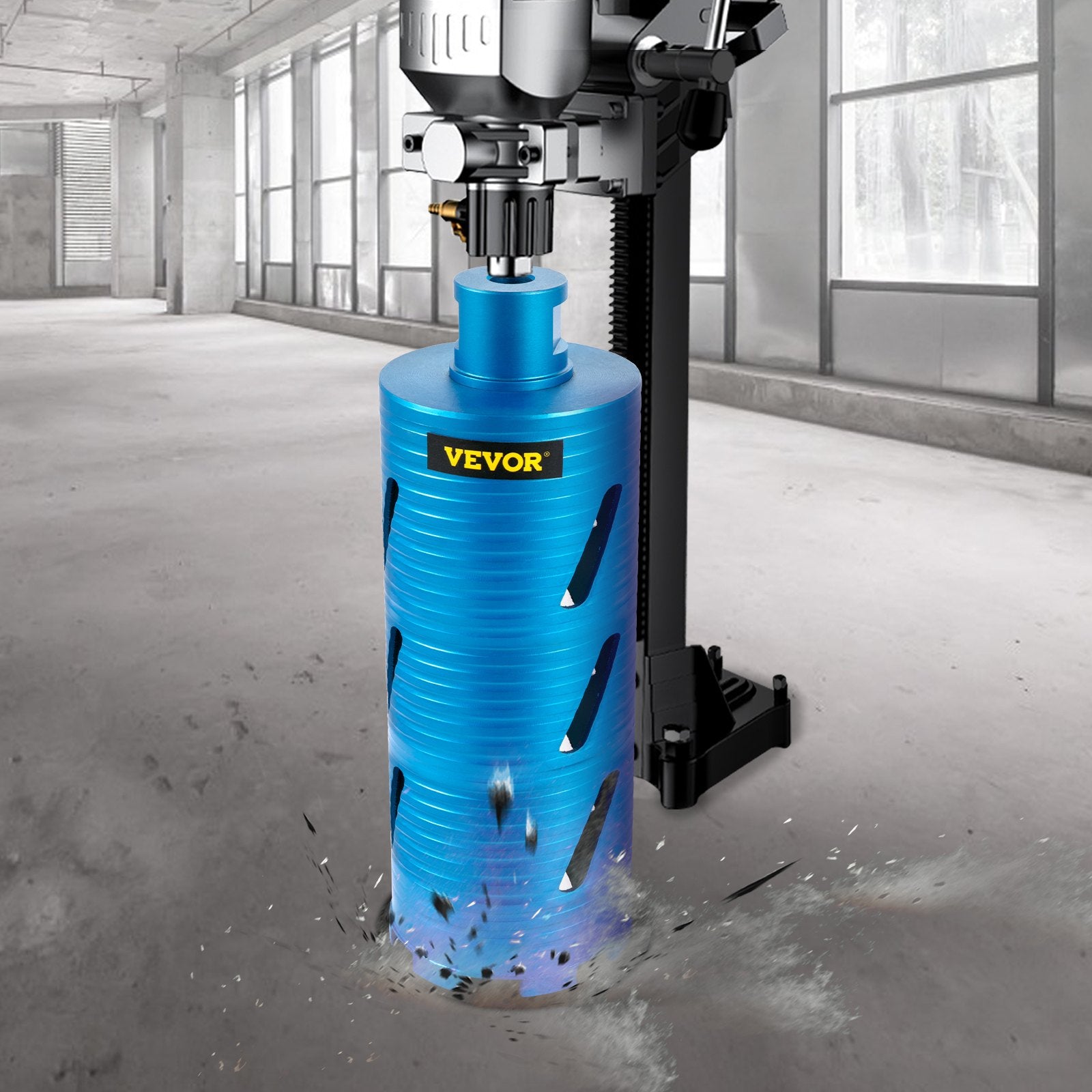 Core Drill Diamond Dry Coring Bit 4" with Pilot Bit for Hard Concrete V952-JJGSKZ149.5INEAHJV0