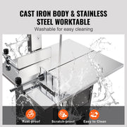 550W Commercial Electric Meat Bandsaw Stainless Steel Bone Sawing Machine V952-JJSJGJ550WTQJ45TUV3