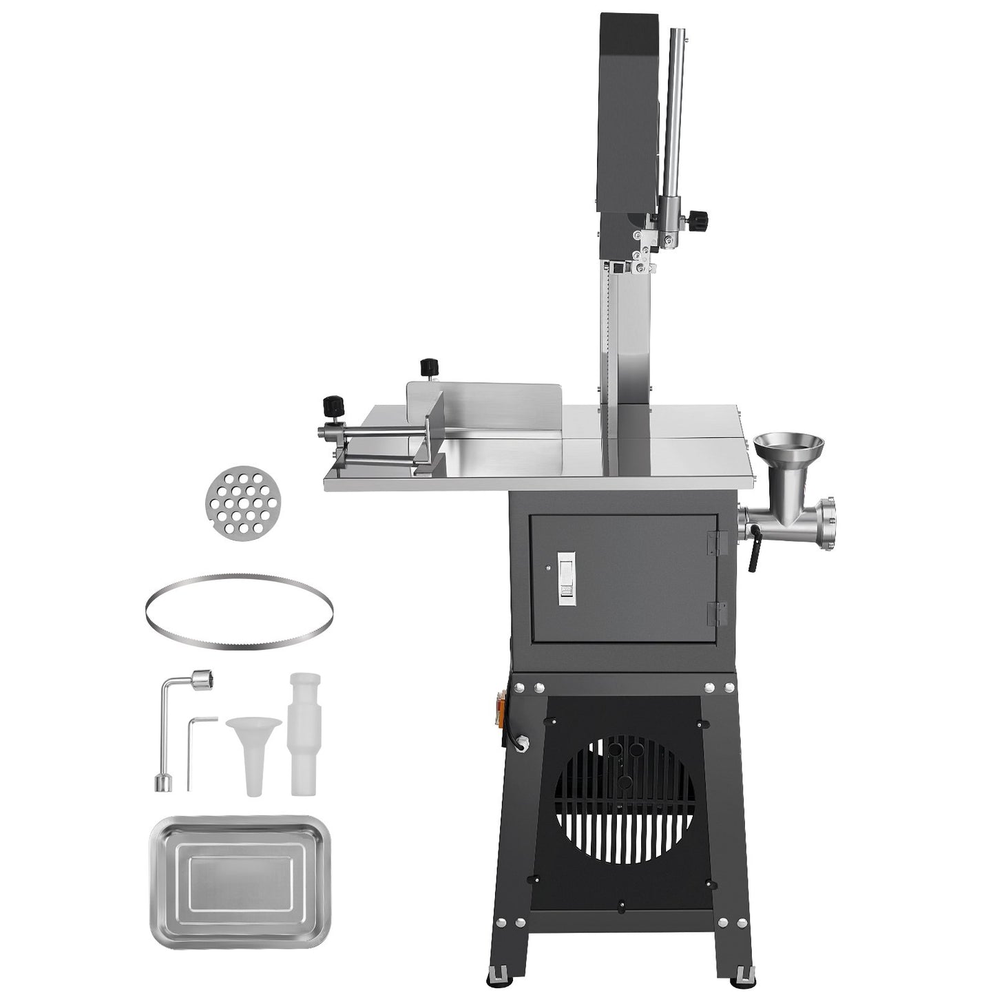 550W Commercial Electric Meat Bandsaw Stainless Steel Bone Sawing Machine V952-JJSJGJ550WTQJ45TUV3