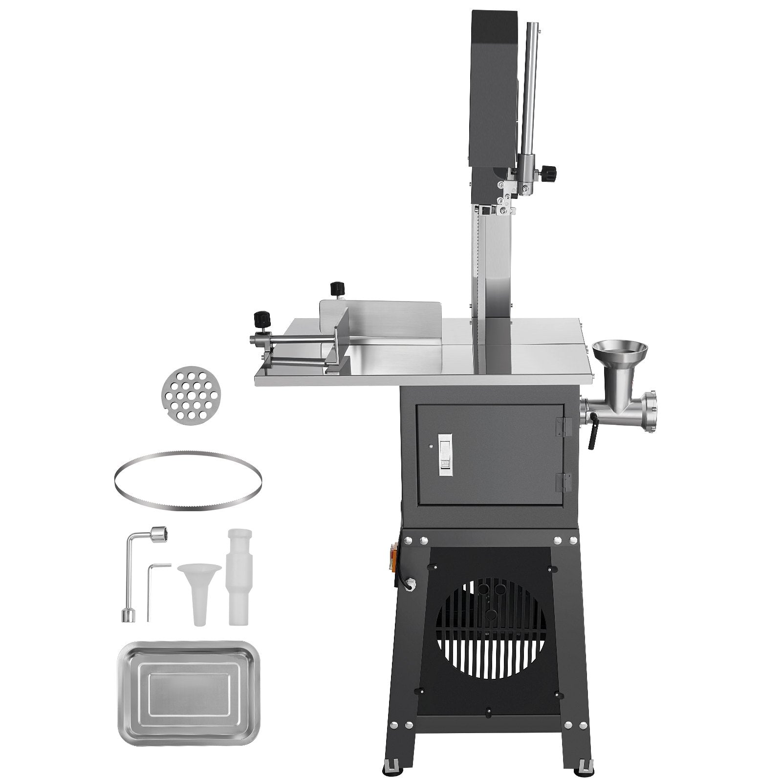 550W Commercial Electric Meat Bandsaw Stainless Steel Bone Sawing Machine V952-JJSJGJ550WTQJ45TUV3