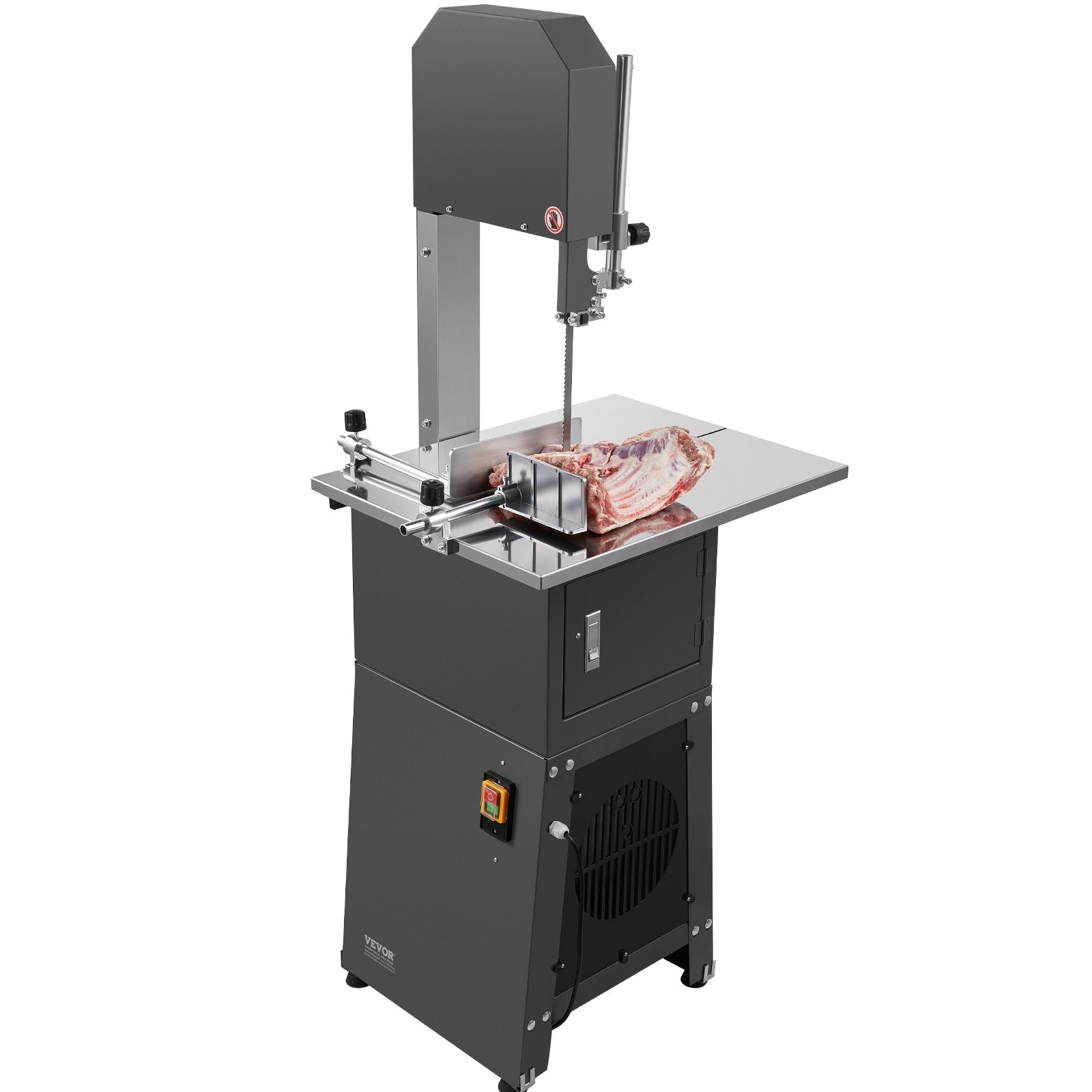 550W Commercial Electric Meat Bandsaw Stainless Steel Bone Sawing Machine V952-JJSJGJ550WTQJ45TUV3