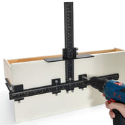Cabinet Hardware Jig, Aluminum Alloy Cabinet Handle Jig with Center Punch, Adjustable Cabinet Hardware V952-JJWJJJQLHJBCL8F86V0