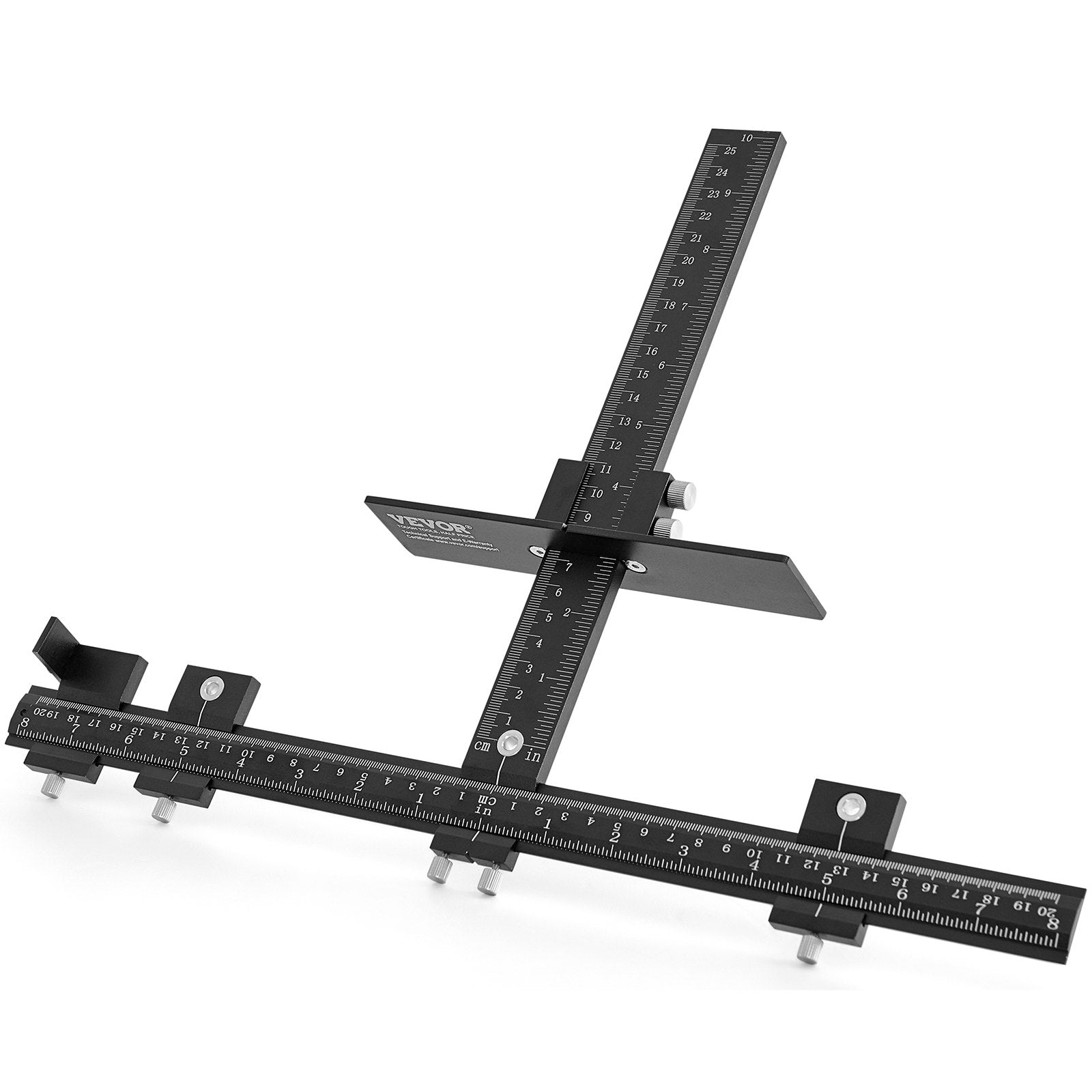 Cabinet Hardware Jig, Aluminum Alloy Cabinet Handle Jig with Center Punch, Adjustable Cabinet Hardware V952-JJWJJJQLHJBCL8F86V0