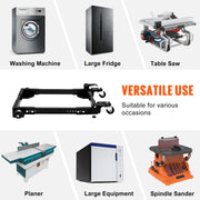 Mobile Base, 680.3 kg Capacity, Adjustable from 457.2 x 609.6 mm to 673.1 x 800.7 mm, Heavy Duty Universal V952-JJYDDZ1500LBNTWJXV0