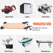 Mobile Base, 181.4 kg Capacity, Adjustable from 241.3 x 241.3 mm to Infinity, Heavy Duty Universal Mobile V952-JJYDDZ400LBSQQG4FV0