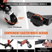 Mobile Base, 226.8 kg Capacity, Adjustable from 304 x 304 mm to 914 x 914 mm, Heavy Duty Universal Mobile V952-JJYDDZ500LBSHIHL0V0