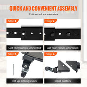 Mobile Base, 226.8 kg Capacity, Adjustable from 304 x 304 mm to 914 x 914 mm, Heavy Duty Universal Mobile V952-JJYDDZ500LBSHIHL0V0