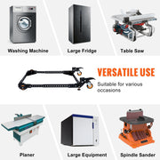 Mobile Base, 295.5 kg Capacity, Adjustable from 304 x 304 mm to 914 x 914 mm, Heavy Duty Universal Mobile V952-JJYDDZ650LBSLTP7RV0